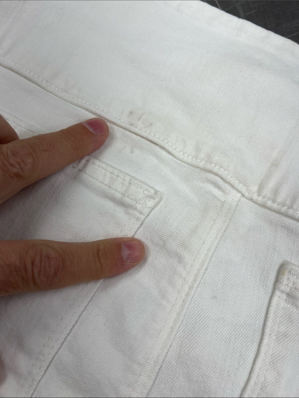 SPANX Women's White Straight Jeans Size 31 - Picture 11 of 14